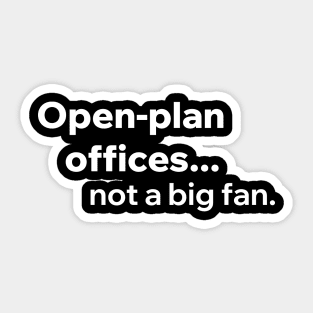 Open-plan Offices Sticker